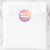 Girls Purim Label ラウンドシール (バッグ)