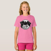 Girls Raven Shirts Raven / Crow Art Kids T-shirt Tシャツ (正面フル)