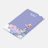 Girl's Ress Note - 4x6付きメモ帳 ポストイット (アングル)