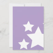 Girls Rockstar Guitar Star Rock Birthday Party  招待状 (裏面)