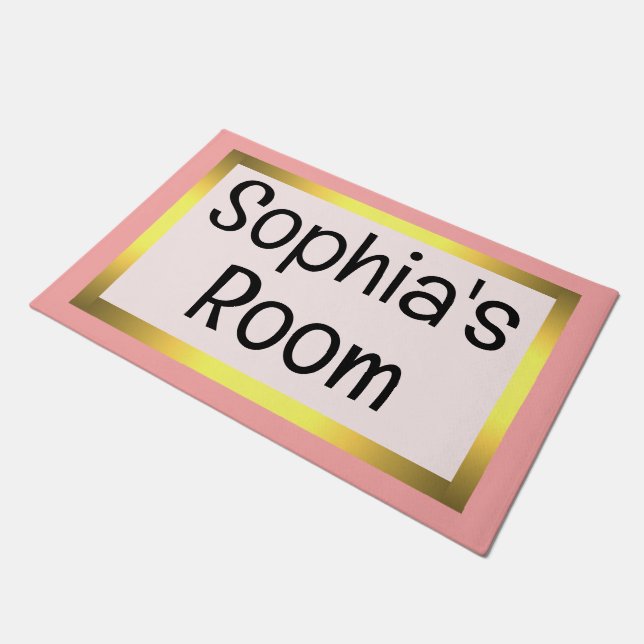 Girl's Room ドアマット (アングル)