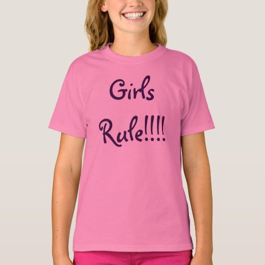 Girls Rule!!!! Tシャツ (正面)