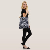 Girls Run Wild Bachelorette Zebra BW ID1151 トートバッグ (モデル)