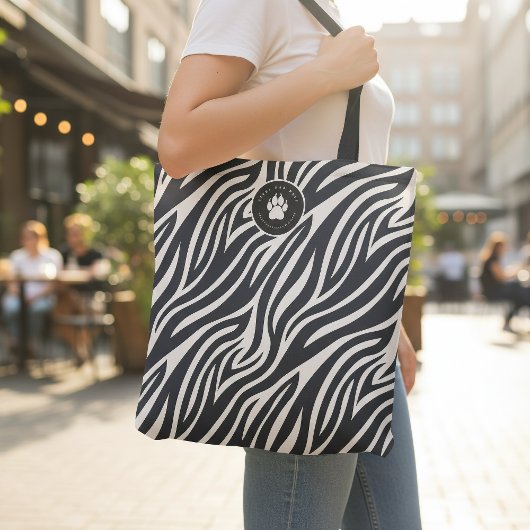 Girls Run Wild Bachelorette Zebra BW ID1151 トートバッグ