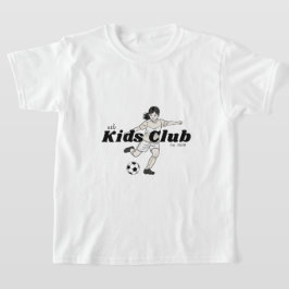 girls soccer kids club t-shirt tシャツ
