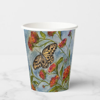 Girls Sweet Butterfly Birthday Paper cup 紙コップ
