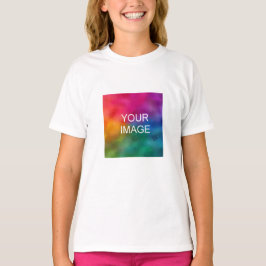 Girls Tシャツフロントとバックのデザイン写真の追加 Tシャツ