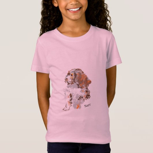 Girl's Tシャツ：シャギー Tシャツ (正面)