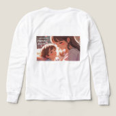 Girls Tri-Blendシャツ – お母さん&お子様 (デザイン背面)