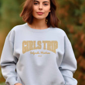 GIRLS TRIPサンセットディジーフローラマッチンググループ Tシャツ