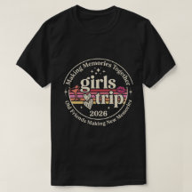 Girls Trip | レトロ 2026 ガールズトリップ バッジ