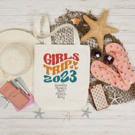Girl's Trip 2023カスタマイズ可能な色と文字 トートバッグ