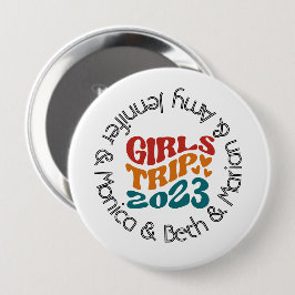 Girl's Trip 2023カスタマイズ可能な色と文字 缶バッジ