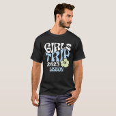 Girls Trip 2023 Lisbon Beach Destination Retro Gro Tシャツ (正面フル)