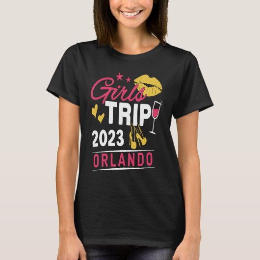 Girls Trip 2023 Orlando Weekend Travel Group Match Tシャツ (正面)