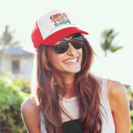 Girl's Trip 2024カスタマイズ可能な色と文字 キャップ