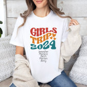 Girl's Trip 2024カスタマイズ可能な色と文字 Tシャツ