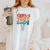Girl's Trip 2024カスタマイズ可能な色と文字 Tシャツ