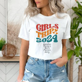 Girl's Trip 2024カスタマイズ可能な色と文字 Tシャツ