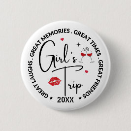 Girl's Trip 2024, 素晴らし Times, 素晴らし Memories 缶バッジ