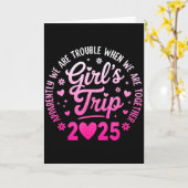 Girls Trip 2025 Apparently Are Rrouble When We Are カード (黄色い花)