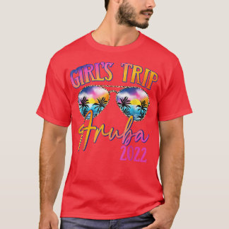 Girls Trip Aruba 2022 Sunglasses Summer Matching G Tシャツ