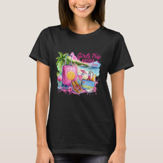 Girls Trip Aruba 2025 Tropical Vacation Vibes Tシャツ