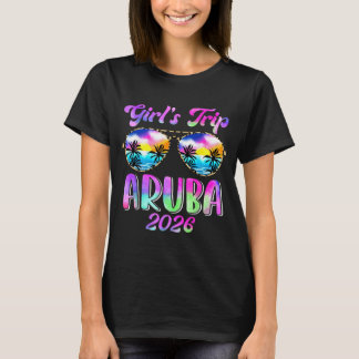 Girls Trip Aruba 2026 Summer Beach Weekend Tシャツ