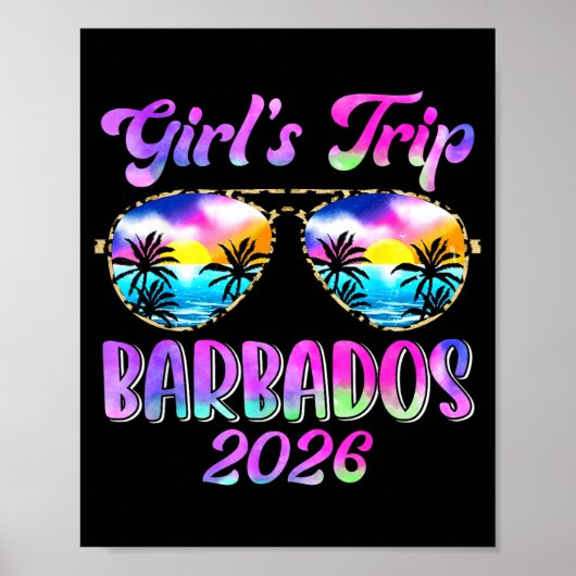 Girls Trip Barbados 2026 Summer Trip Weekend ポスター (正面)
