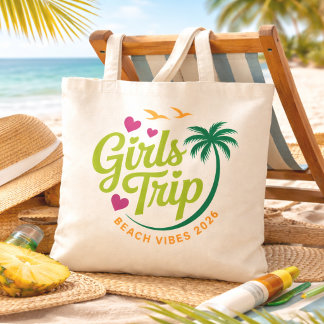 Girls Trip Beach Tote Bag トートバッグ