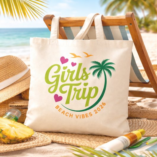 Girls Trip Beach Tote Bag トートバッグ