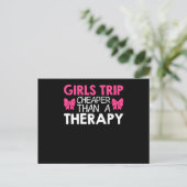 Girls Trip Cheaper Than A Therapy シーズンポストカード (スタンド正面)