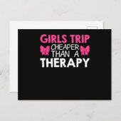 Girls Trip Cheaper Than A Therapy シーズンポストカード (正面/裏面)