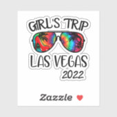 Girls Trip Las Vegas 2022 Sunglasses Summer Vacati シール (シート)