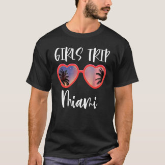 Girls Trip Miami Bachelorette Party Matching Vacat Tシャツ