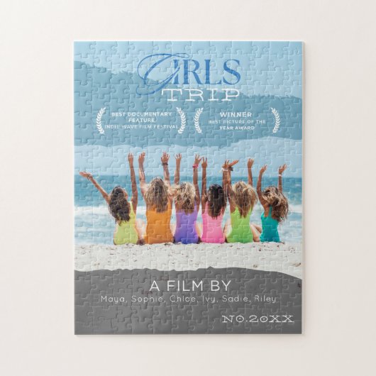 "Girls Trip" Movie Poster Award Plaque ジグソーパズル (縦)