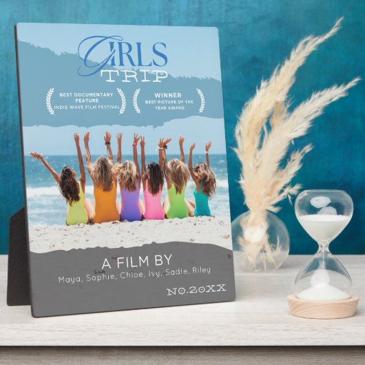 "Girls Trip" Movie Poster Award Plaque フォトプラーク (側面)