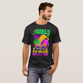 Girls Trip New Orleans 2023 Funny Jester Mask Mard Tシャツ (正面フル)