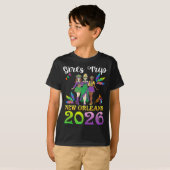 Girls Trip New Orleans 2026 Mardi Gras Day Squad T Tシャツ (正面フル)