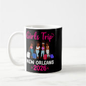 Girls Trip New Orleans 2026 Squad Matching Outfit コーヒーマグカップ (左)