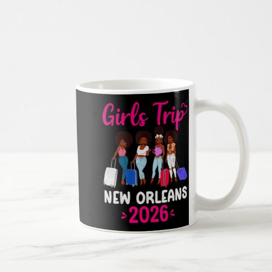 Girls Trip New Orleans 2026 Squad Matching Outfit コーヒーマグカップ (右)