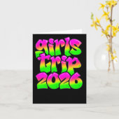 Girls Trip New Orleans Louisiana 2026 Graffiti Gre カード (黄色い花)