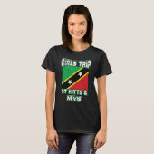 Girls Trip St Kitts & Nevis Flag Squad Goals Souve Tシャツ (正面フル)