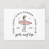 Girls trip surf club summer east coast aesthetic ポストカード (正面)