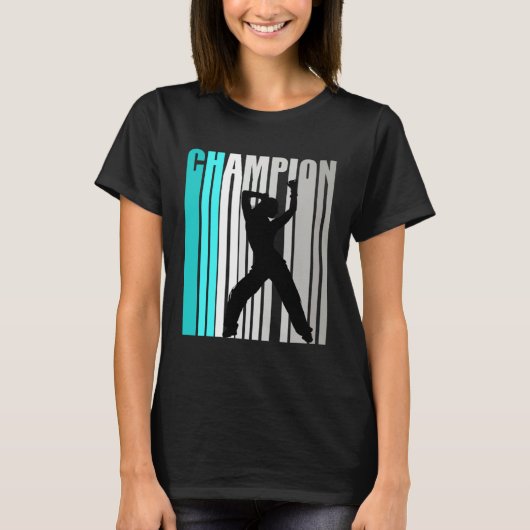 Girls Turquoise Dance Champion Dance Team Tシャツ (正面)