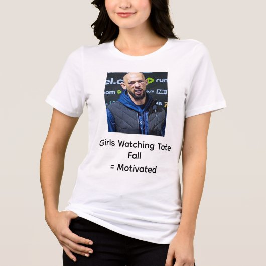 Girls Watching Tate Fall: Motivated トライブレンドＴシャツ (正面)
