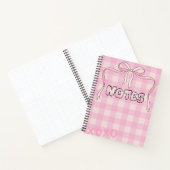 Girly Bow Notebook ノートブック (内部)