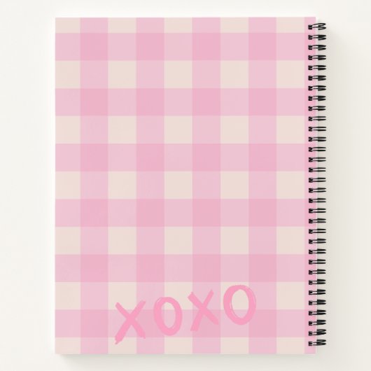 Girly Bow Notebook ノートブック (裏面)