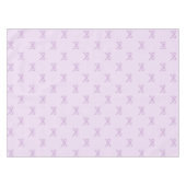 Girly Chic Purple Bow Pattern Spring & Summer テーブルクロス (正面(横))