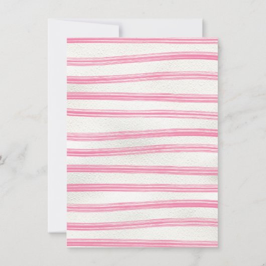 Girly Christmas Pajama Party 招待状 (裏面)